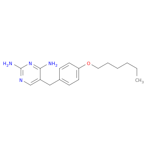 2,4-Pyrimidinediamine, 5-[[4-(hexyloxy)phenyl]methyl]-