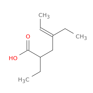 4-Hexenoic acid, 2,4-diethyl-, (E)-