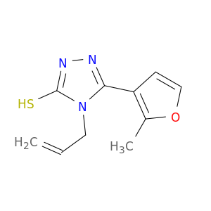 5-(2-methylfuran-3-yl)-4-(prop-2-en-1-yl)-4H-1,2,4-triazole-3-thiol