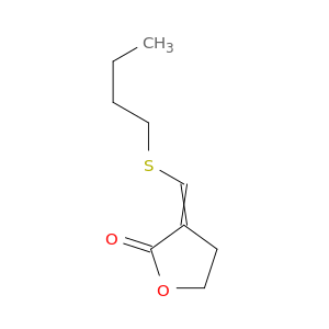 2(3H)-Furanone, 3-[(butylthio)methylene]dihydro-