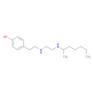 Phenol, 4-[2-[[2-[(1-methylhexyl)amino]ethyl]amino]ethyl]-