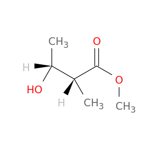 Butanoic acid, 3-hydroxy-2-methyl-, methyl ester, (2R,3R)-
