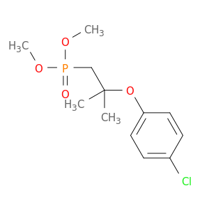 Phosphonic acid, [2-(4-chlorophenoxy)-2-methylpropyl]-, dimethyl ester
