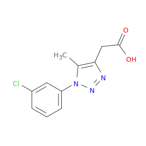 2-[1-(3-Chlorophenyl)-5-methyl-1H-1,2,3-triazol-4-yl]acetic Acid