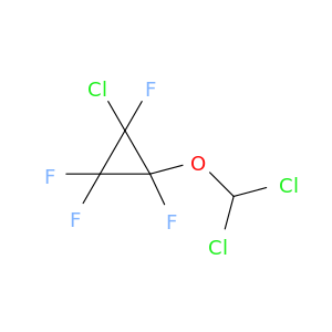 Cyclopropane, 1-chloro-2-(dichloromethoxy)-1,2,3,3-tetrafluoro-