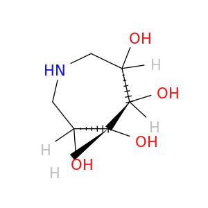 1H-Azepine-3,4,5,6-tetrol,hexahydro-, (3S,4R,5R,6S)-