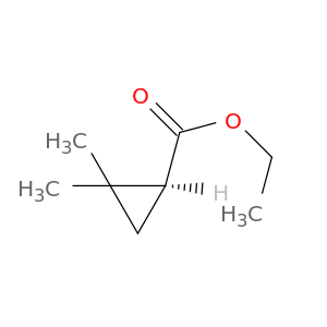 Cyclopropanecarboxylic acid, 2,2-dimethyl-, ethyl ester, (S)-