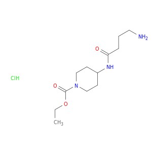 Ethyl 4-(4-Aminobutanamido)piperidine-1-carboxylate Hydrochloride