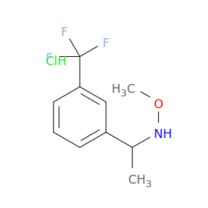 Methoxy({1-[3-(trifluoromethyl)phenyl]ethyl})amine hydrochloride