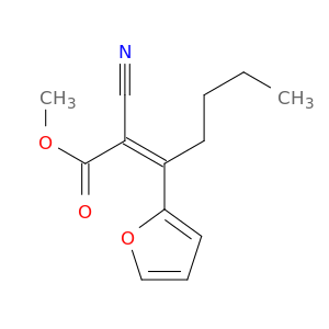 2-Heptenoic acid, 2-cyano-3-(2-furanyl)-, methyl ester, (Z)-