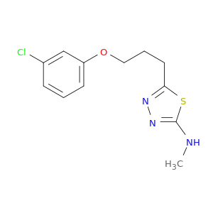 1,3,4-Thiadiazol-2-amine, 5-[3-(3-chlorophenoxy)propyl]-N-methyl-