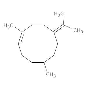 Cyclodecene, 1,5-dimethyl-8-(1-methylethylidene)-