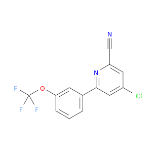 2-Pyridinecarbonitrile, 4-chloro-6-[3-(trifluoromethoxy)phenyl]-