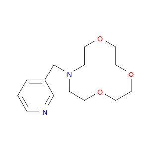 1,4,7-Trioxa-10-azacyclododecane, 10-(3-pyridinylmethyl)-