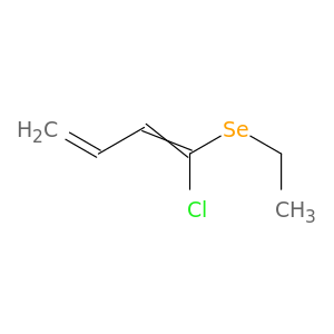 1,3-Butadiene, 1-chloro-1-(ethylseleno)-