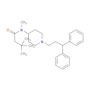 Butanamide, N-[1-(3,3-diphenylpropyl)-4-piperidinyl]-N,3,3-trimethyl-