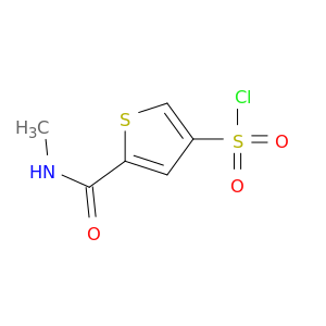 5-(甲基氨基甲酰基)噻吩-3-磺酰氯