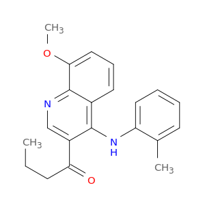 1-Butanone,1-[8-methoxy-4-[(2-methylphenyl)amino]-3-quinolinyl]-