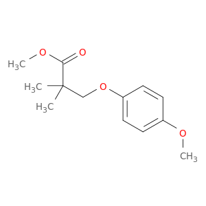 Propanoic acid, 3-(4-methoxyphenoxy)-2,2-dimethyl-, methyl ester