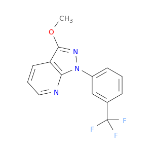 3-methoxy-1-[3-(trifluoromethyl)phenyl]-1h-pyrazolo[3,4-b]pyridine