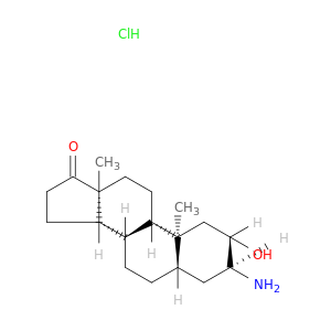 Androstan-17-one,3-氨基-2-羟基-,盐酸盐,(2β,3α,5α)-