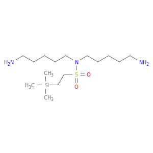 Ethanesulfonamide, N,N-bis(5-aminopentyl)-2-(trimethylsilyl)-