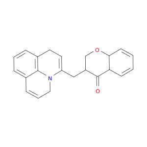 3-(1h,5h-pyrido[3,2,1-ij]quinolin-3-ylmethyl)-2,3,4a,8a-tetrahydro-4h-chromen-4-one