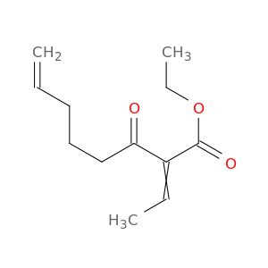 7-Octenoic acid, 2-ethylidene-3-oxo-, ethyl ester
