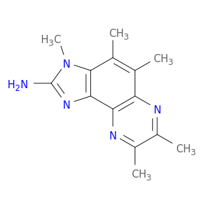 3H-Imidazo[4,5-f]quinoxalin-2-amine,3,4,5,7,8-pentamethyl-