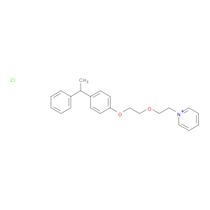 1-(2-{2-[4-(1-phenylethyl)phenoxy]ethoxy}ethyl)pyridinium chloride