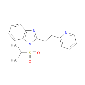 1H-Benzimidazole, 1-[(1-methylethyl)sulfonyl]-2-[2-(2-pyridinyl)ethyl]-