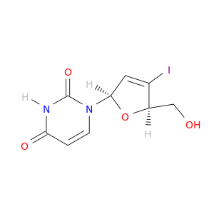 Uridine, 2',3'-didehydro-2',3'-dideoxy-3'-iodo-