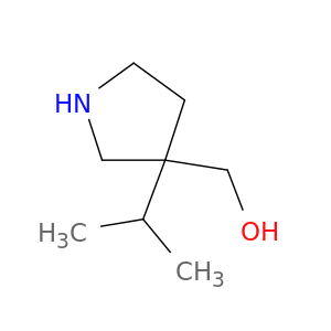 [3-(propan-2-yl)pyrrolidin-3-yl]methanol