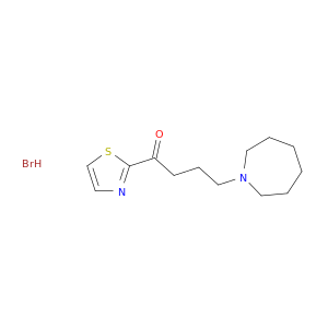 4-(azepan-1-yl)-1-(1,3-thiazol-2-yl)butan-1-one hydrobromide(1:1)