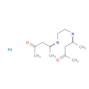 4-[2-(4-oxopentan-2-ylideneamino)ethylimino]pentan-2-one; palladium