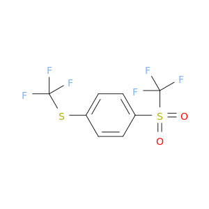 Benzene, 1-[(trifluoromethyl)sulfonyl]-4-[(trifluoromethyl)thio]-