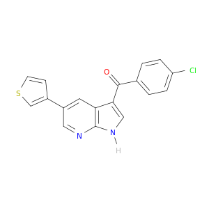 Methanone, (4-chlorophenyl)[5-(3-thienyl)-1H-pyrrolo[2,3-b]pyridin-3-yl]-
