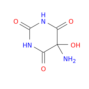 2,4,6(1H,3H,5H)-Pyrimidinetrione, 5-amino-5-hydroxy-