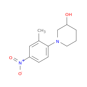 1-(2-Methyl-4-nitrophenyl)piperidin-3-ol