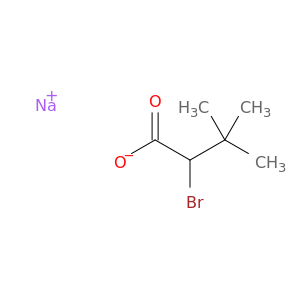 Butanoic acid,2-bromo-3,3-dimethyl-, sodium salt (1:1)