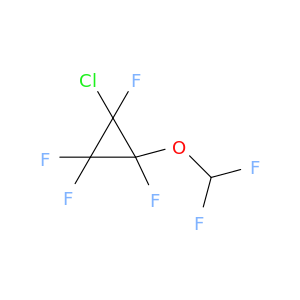 Cyclopropane, 1-chloro-2-(difluoromethoxy)-1,2,3,3-tetrafluoro-