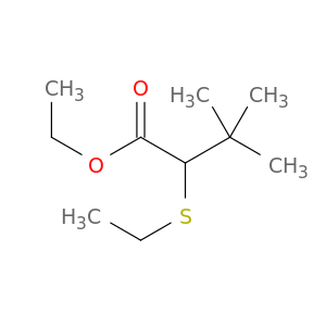 Butanoic acid, 2-(ethylthio)-3,3-dimethyl-, ethyl ester