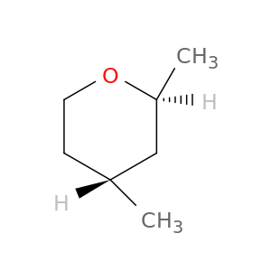 2H-Pyran, tetrahydro-2,4-dimethyl-, trans-