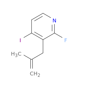 2-Fluoro-4-iodo-3-(2-methylallyl)pyridine