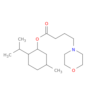 4-Morpholinebutanoic acid, 5-methyl-2-(1-methylethyl)cyclohexyl ester