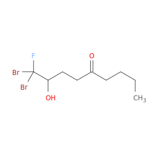 5-Nonanone, 1,1-dibromo-1-fluoro-2-hydroxy-