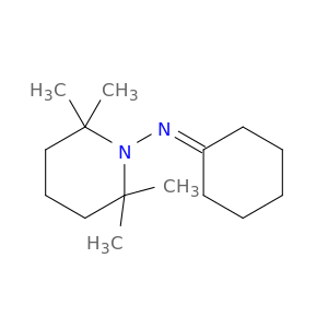 1-Piperidinamine, N-cyclohexylidene-2,2,6,6-tetramethyl-