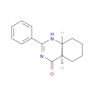 4(1H)-Quinazolinone, 4a,5,6,7,8,8a-hexahydro-2-phenyl-, cis-
