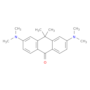9(10H)-Anthracenone, 3,6-bis(dimethylamino)-10,10-dimethyl-
