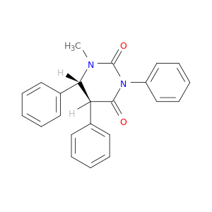 2,4(1H,3H)-Pyrimidinedione, dihydro-1-methyl-3,5,6-triphenyl-, trans-